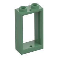 Window 1 x 2 x 3 Flat Front (Sand Green)