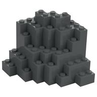 Rock Brick 8 x 8 x 6 (Dark Bluish Gray)