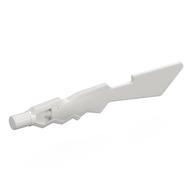 Weapon Sword with Jagged Edges and Marbled White Pattern (Trans-Light Blue)