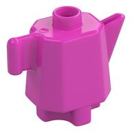 Duplo Teapot / Coffeepot, Indented Base (Dark Pink)