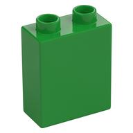 Duplo Brick 1 x 2 x 2 with Bottom Tube (Bright Green)