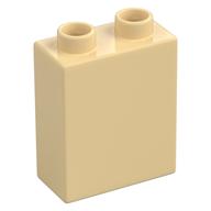 Duplo Brick 1 x 2 x 2 with Bottom Tube (Tan)