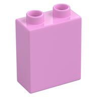 Duplo Brick 1 x 2 x 2 with Bottom Tube (Bright Pink)