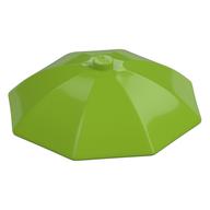 Equipment Umbrella Top with No Bottom Flaps, 6 x 6 with Top Stud (Lime)