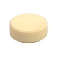 Tile Round 1 x 1 (Tan)