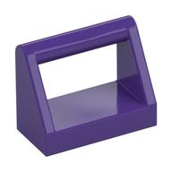 Tile Special 1 x 2 with Handle (Dark Purple)