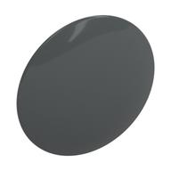 Shield Round Bowed [Plain] (Dark Bluish Gray)
