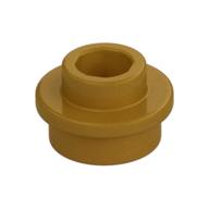 Plate Round 1 x 1 with Open Stud (Pearl Gold)