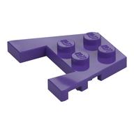 Wedge Plate 3 x 4 with Stud Notches [Reinforced Underside] (Dark Purple)