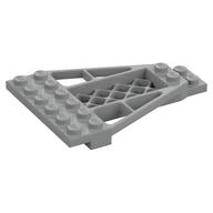 Wedge Plate 8 x 6 x 2/3 with Grille (Light Bluish Gray)