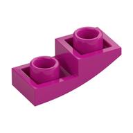Brick Curved Inverted 2 x 1 (Magenta)