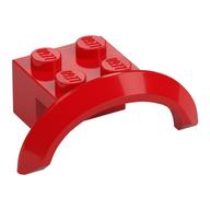 Wheel Arch, Mudguard 4 x 2 1/2 x 1 (Red)