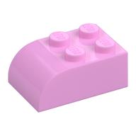 Brick Curved 2 x 3 (Bright Pink)