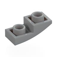 Brick Curved Inverted 2 x 1 (Light Bluish Gray)