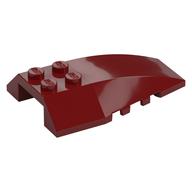 Brick Wedged, Curved 6 x 4 Triple (Dark Red)