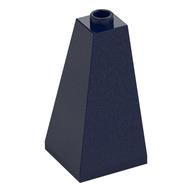 Brick Sloped 75° 2 x 2 x 3 Double Convex (Dark Blue)