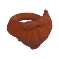 Minifig Neckwear Beard and Mustache, Short (Dark Orange)
