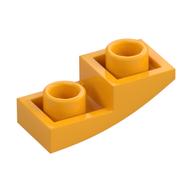 Brick Curved Inverted 2 x 1 (Bright Light Orange)