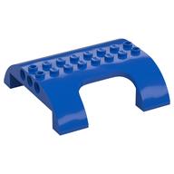 Slope, Curved 8 x 8 x 2 Double with Cutout (Blue)