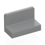 Panel 1 x 2 x 1 [Rounded Corners] (Light Bluish Gray)