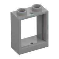 Window 1 x 2 x 2 Flat Front (Light Bluish Gray)