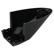 Aircraft Fuselage Curved Aft Section 6 x 10 Bottom (Black)