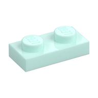 Plate 1 x 2 (Light Aqua)
