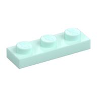 Plate 1 x 3 (Light Aqua)