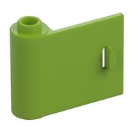 Door 1 x 3 x 2 Left - Open Between Top and Bottom Hinge (Lime)