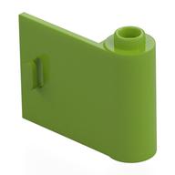 Door 1 x 3 x 2 Right - Open Between Top and Bottom Hinge (Lime)