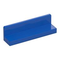 Panel 1 x 4 x 1 with Rounded Corners [Thin Wall] (Blue)
