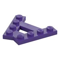 Wedge Plate 4 Stud 45° Angle Plate (Dark Purple)