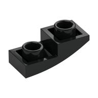 Brick Curved Inverted 2 x 1 (Black)