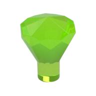 Rock 1 x 1 Jewel / Gem 24 Facet (Trans-Bright Green)