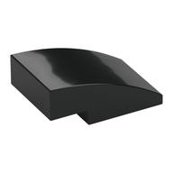 Brick Curved 3 x 2 No Studs (Black)