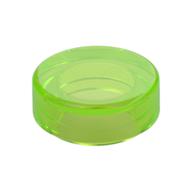 Tile Round 1 x 1 (Trans-Bright Green)