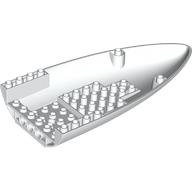 Aircraft Fuselage Curved Forward 8 x 16 Bottom (White)