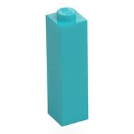 Brick 1 x 1 x 3 (Medium Azure)