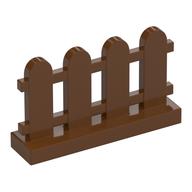 Picket Fence 1 x 4 x 2 (Reddish Brown)