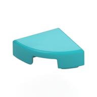 Tile Round 1 x 1 Quarter (Medium Azure)