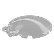 Dish 6 x 6 Inverted - No Studs with Handle (Trans-Clear)