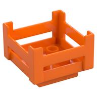 Duplo Container Wooden-Style Crate (Orange)