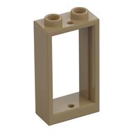 Window 1 x 2 x 3 Flat Front (Dark Tan)