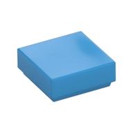 Tile 1 x 1 with Groove (Dark Azure)