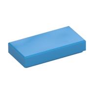 Tile 1 x 2 with Groove (Dark Azure)