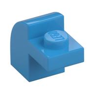 Brick Curved 1 x 2 x 1 1/3 with Curved Top (Dark Azure)
