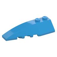 Brick Wedged, Curved 6 x 2 Left, Inner Ridges (Dark Azure)