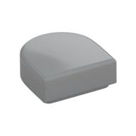 Tile Round 1 x 1 Half Circle (Light Bluish Gray)