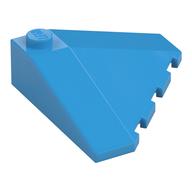 Brick Wedged, Sloped 18° 4 x 4 Corner (Dark Azure)