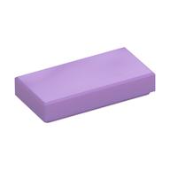 Tile 1 x 2 with Groove (Medium Lavender)